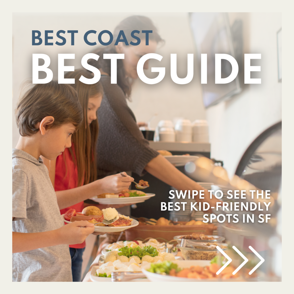 SWIPE to see the best kid-friendly spots in SF